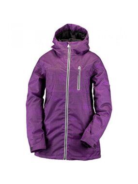 Ride Medina Snowboarding Jacket Strata HD II Purple Waterproof Small